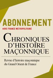 CARTOUCHE - CHRONIQUES HORS FRANCE M