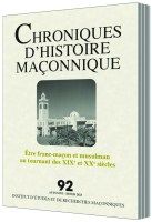 Chroniques d'Histoire Maçonnique N°92